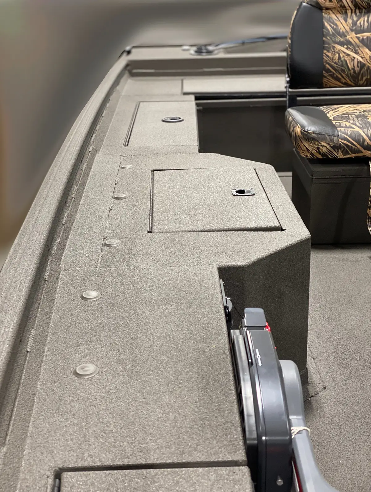 PF Series boat interior