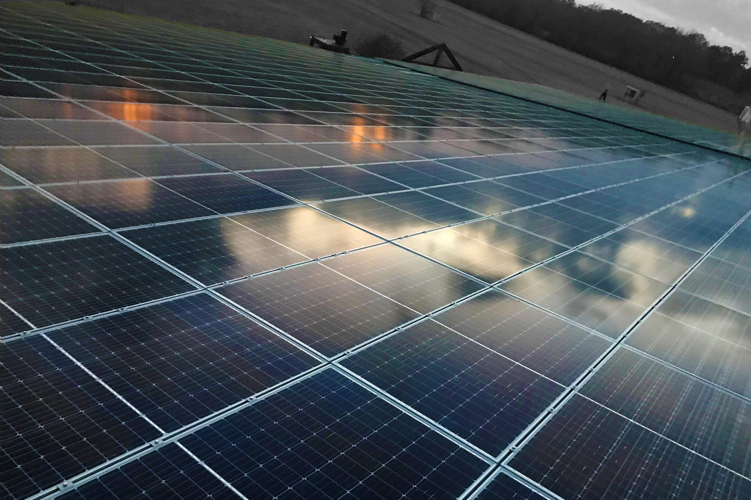 Solar panels at Alweld