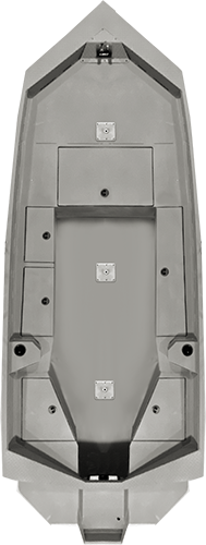 Invader 24" extension with Livewell storage and gun box