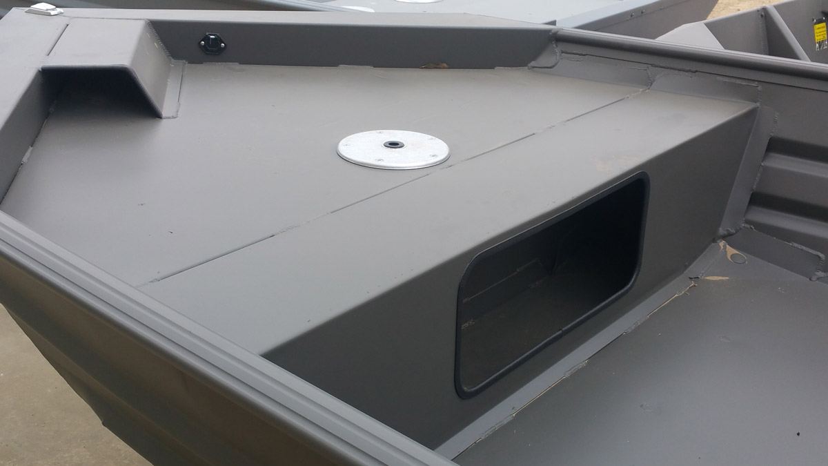 Front Deck Extension with Storage Hole